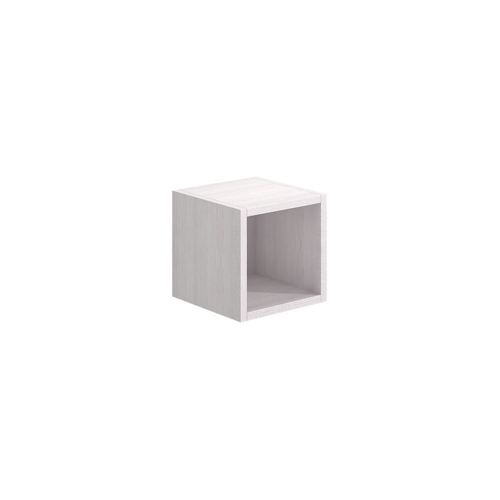 Meyvaser Mueble de salón y TV Conjunto muebles de salón apilable 196 Cm Ancho Color Madera y Blanco