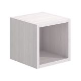 Meyvaser Mueble de salón y TV Conjunto muebles de salón apilable 196 Cm Ancho Color Madera y Blanco