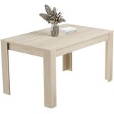 Mesa de Comedor, Mesa de Salón Fija, Color Cambria, Medidas: 140 cm (Largo) x 80 cm (Ancho) x 75 cm (Alto)