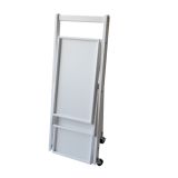 Camarera Plegable con Ruedas 65x40x85 Blanco - ¡Práctica y Elegante!