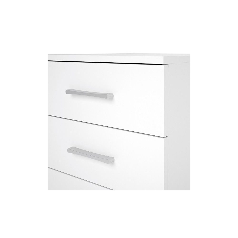 Cajoneras Para escritorio con ruedas 3 Cajones color blanco 58 x 45 x 44 Cm (alto x ancho x fondo)