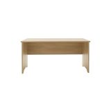Mesa de Oficina Sin Cajón, Color Cambria, 150x75x75 cm - Espacio Amplio y Elegante